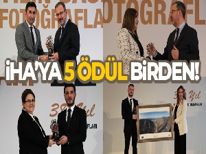 Türkiye Foto Muhabirleri Derneğinden İHA'ya 5 ödül