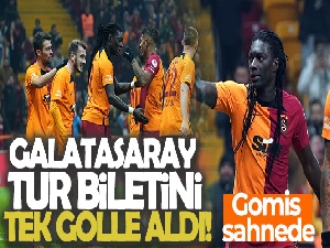 Galatasaray tur biletini tek golle aldı