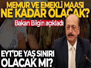 Bakan Bilgin: '(Memur maaşları) Bu sene de enflasyon üzerinde artış vereceğiz'
