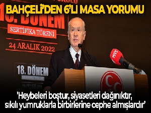Devlet Bahçeli: 'Cumhur İttifakı ve Cumhurbaşkanlığı Hükümet Sisteminin devamından yanayız'