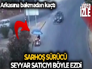 Sarhoş sürücü seyyar satıcıyı ezdi