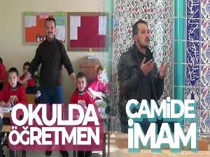 Okulda öğretmen, camide imam