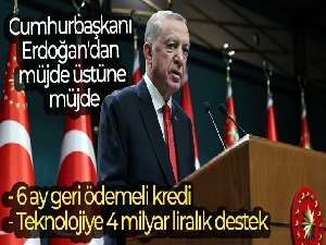 Cumhurbaşkanı Erdoğan'dan müjde üstüne müjde! Teknoloji destek paketi açıklandı