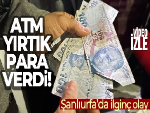 ATM'den para çekenler gözlerine inanamadı