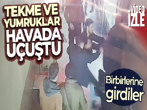 Tekme ve yumruklar havada uçuştu