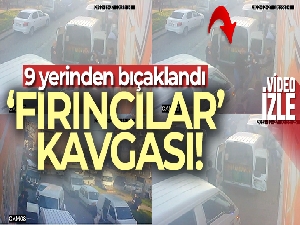 Baskına geldiği fırında 9 yerinden bıçaklandı