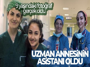 9 yaşındaki fotoğraf gerçek oldu, uzman annesinin asistanı oldu