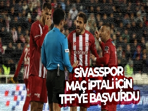 Sivasspor, Galatasaray maçının tekrarı için TFF'ye başvurdu