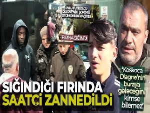 Diagne otomobili götürülünce sığındığı fırında saatçi zannedildi