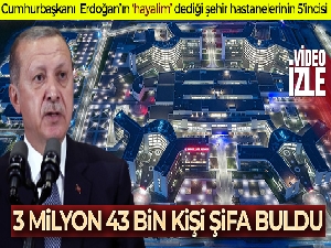 Kayseri Şehir Hastanesi'nde 2022'de 3 milyon 43 bin hastaya hizmet verildi