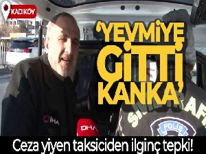 Ceza yiyen taksiciden ilginç tepki: ‘Yevmiye gitti kanka'