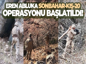 Batman'da ‘Eren Abluka Sonbahar-Kış-20 Şehit Jandarma Komando Asteğmen Orhan Sancar' Operasyonu başlatıldı