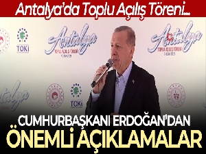 Cumhurbaşkanı Erdoğan: 'İstemezükçülük dışında bir şey de söylemiyorlar'