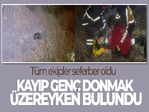 Aksaray'da tüm ekipler seferber oldu: Kayıp genç donmak üzereyken kanalda baygın bulundu