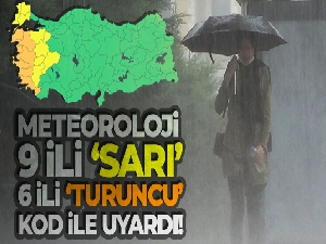 Meteoroloji uyardı! Sağanak yağış geliyor
