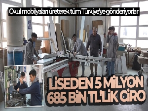 Liseden 5 milyon 685 bin TL'lik ciro
