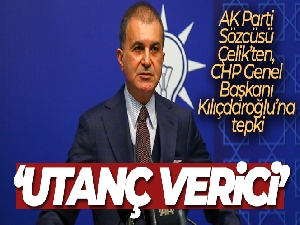 AK Parti Sözcüsü Ömer Çelik'ten, CHP Genel Başkanı Kılıçdaroğlu'na tepki