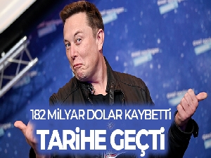 Elon Musk'tan 182 milyar dolarlık kayıp ile Guinness Dünya rekoru