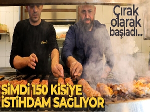Çırak olarak başladı şimdi 150 kişiye istihdam sağlıyor