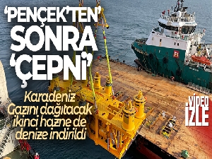 Karadeniz Gazını dağıtacak ikinci hazne de denize indirildi