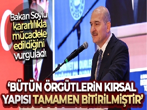 Bakan Soylu, terör örgütü DEAŞ'a karşı kararlılıkla mücadele edildiğini vurguladı