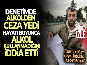 Pendik'te yılbaşı gecesi denetime takılan vatandaş: 'Hayatımda tatmadığım alkolün cezası'