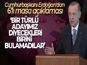 Cumhurbaşkanı Erdoğan'dan 6'lı masaya ‘Cümbüş Masası' benzetmesi