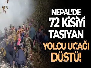 Nepal'de yolcu uçağı düştü