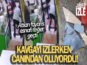 Kavgayı izlerken canından oluyordu