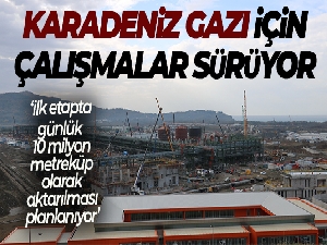 Karadeniz Gazı için 36 kilometrelik kara hattı tamamlandı