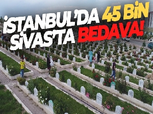 İstanbul'da 45 bin lira Sivas'ta bedava