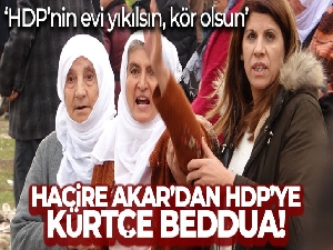 Hacire Akar'dan HDP'ye Kürtçe beddua!
