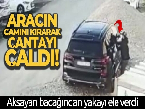 Gaspçı hırsız aksayan bacağından yakayı ele verdi