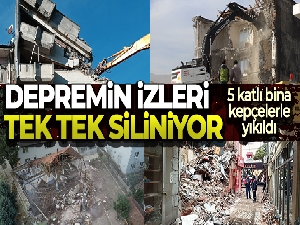 Depremin izleri tek tek siliniyor