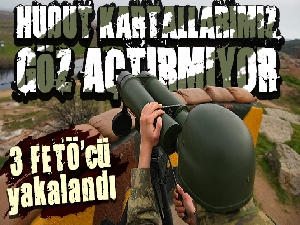 Ülkemizden Yunanistan'a yasa dışı yollarla geçmeye çalışan 3 kişi yakalandı