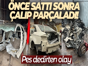 Sattığı aracın yedek anahtarını saklayıp çaldı