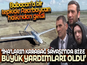 Azerbaycan halkından Babacan'a tepki: 'Bayraktar İHA'larının Karabağ Savaşı'nda bize büyük yardımları oldu'