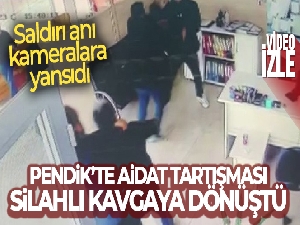 Pendik'te aidat tartışması silahlı kavgaya dönüştü: 2 yaralı