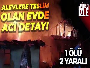 Günün acı haberi, yaşlı çiftin kaldığı evde yangın: 1 ölü, 2 yaralı
