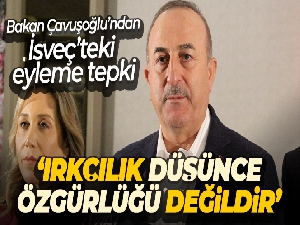 Bakan Çavuşoğlu: 'Aşağılık, ırkçı, nefret suçu içeren bir eylem olur'