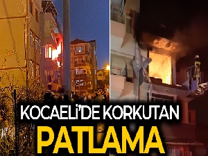 Kocaeli'de patlama: Olay yerine çok sayıda itfaiye, ambulans sevk edildi