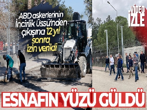 ABD askerlerinin İncirlik Üssü'nden çıkışına 12 yıl sonra izin verildi, esnafın yüzü güldü