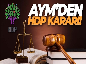 AYM'den HDP kararı!