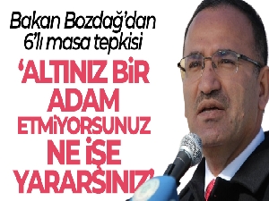 Adalet Bakanı Bozdağ: 'Altınız bir adam etmiyorsanız ne işe yararsınız'