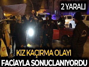 Malatya'da aksiyon filmlerini aratmayan kız kaçırma olayı: 2 yaralı