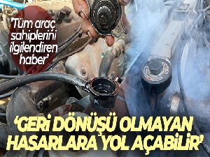 Araçlarda dikkatsizce kullanılan antifirize dikkat