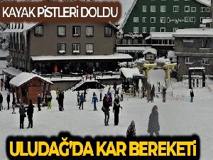 Uludağ'da kar bereketi