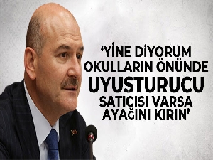 Bakan Soylu'dan uyuşturucu ile mücadele açıklaması