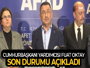 Cumhurbaşkanı Yardımcısı Fuat Oktay son durumu açıkladı: '2 bin 379 vatandaş hayatını kaybetti'