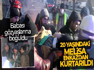Kahramanmaraş'tan 51 saat sonra güzel haber: 20 yaşındaki Melisa kurtarıldı